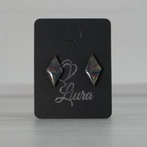 Kõrvarõngad värviline romb 10×20mm
